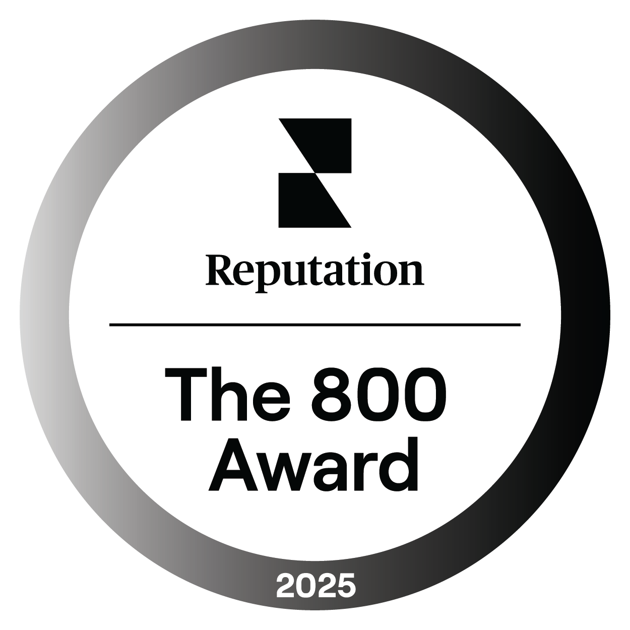 Reputation 800 Award 2025