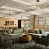 lobby with couch and chairs